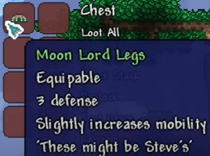 Terraria Cómo encontrar piernas de Moon Lords y más