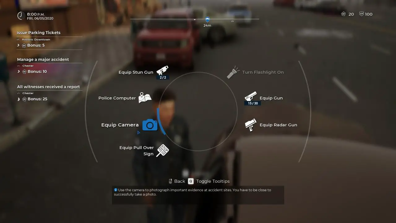 Simulador de policía: guía de accidentes de tráfico de oficiales de patrulla